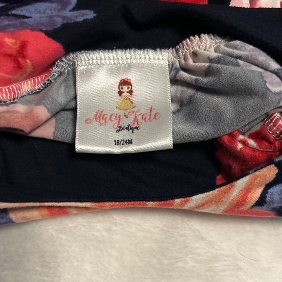 Floral toddler romper. EUC. - Picture 3 of 3